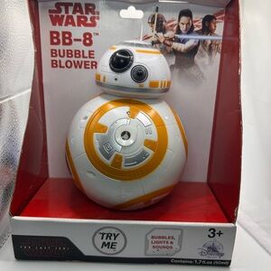 Disney Star Wars BB-8 Bubble Blower - White and Orange Toy New In Box Ages 3+